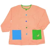 MAGIC SELECT Schürze für Kinder in der Schule. Handgefertigte Schürze für Schule oder Kita. Karierte Kinderschürze mit bestickter Tasche, für Jungen und Mädchen.