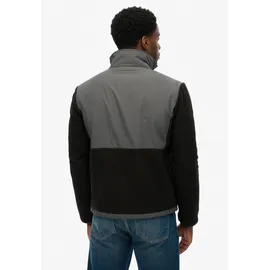 Superdry POLAR FLEECE HYBRID TREKKER schwarz S