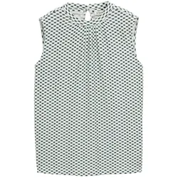 TOM TAILOR Damen Top mit Muster, grün, Gemustert, Gr. XL