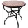 Marrakesch Orient & Mediterran Interior Albaicin Mosaiktisch Ø 100 x 75 cm Bordeaux/Natur