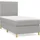 vidaXL Boxspringbett 100 x 200 cm Hellgrau