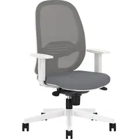 NOWY STYL NowyStyl Bürodrehstuhl Eggy Armlehne weiß/grau - Grau