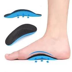 1 Paar EVA Soft Arch Support Half Pad zur Linderung von Fußschmerzen Schuheinlage Fußpflege Einlegesohlen