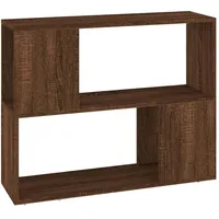 vidaXL Bücherregal 80 x 24 x 63 cm Braun