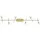 Ideal Lux Maracas 6-flg. Messing/transparent