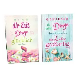 LUMA Aufstellkarte Nimm dir Zeit... DIN B6 Schrift, 1 St.