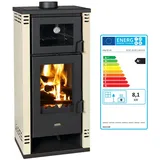 EEK A+ Kaminofen mit Backfach PRITY K2 GT F creme – 8,1kW