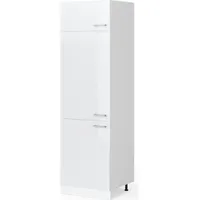 Vicco Hochschrank R-Line 60 x 57,5 x 207 cm Weiß Hochglanz