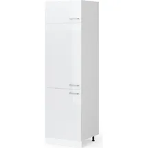 Vicco Hochschrank R-Line 60 x 57,5 x 207 cm Weiß Hochglanz