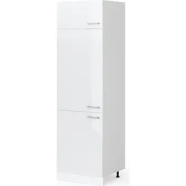 Vicco Hochschrank R-Line 60 x 57,5 x 207 cm Weiß Hochglanz