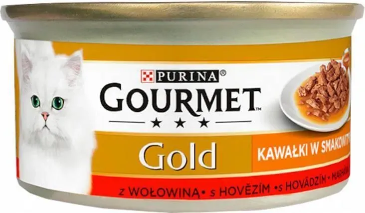 Purina Gourmet Gold Sauce Delight mit Rindfleisch 85g (Rabatt für Stammkunden 3%)