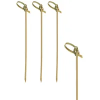 Papstar Fingerfood-Spieße Knoten 250 St. 10 cm Braun