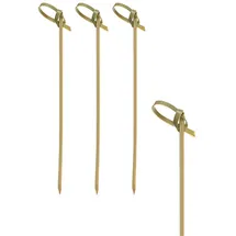Papstar Fingerfood-Spieße Knoten 250 St. 10 cm Braun