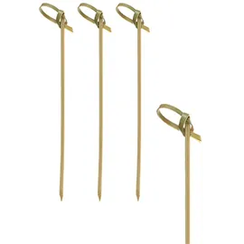 Papstar Fingerfood-Spieße Knoten 250 St. 10 cm Braun