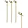 Papstar Fingerfood-Spieße Knoten 250 St. 10 cm Braun