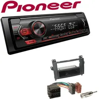 Pioneer 1-DIN Autoradio USB AUX Android Einbauset für Mercedes-Benz