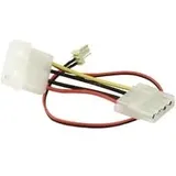 Sharkoon Adapter 3-Pin -> 4-Pin - schwarz/rot