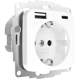 2USB Einbausteckdose 2USB 2U-449368 Weiß