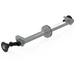 KNOTT VG7-L ungebremste Achse für Anhänger 750kg 1607mm 2027mm 4x100