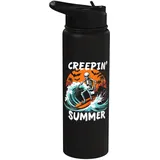 Creepin Summer Summerween Skelett Geist Halloween Sommer Stainless Steel Insulated Water Bottle
