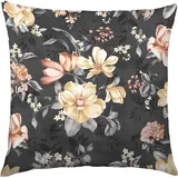 KAEPPEL Magnolia Floral Schwarz 155 x 220 cm + 80 x 80 cm
