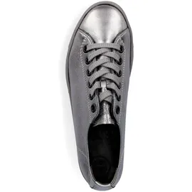 Paul Green Pauls Damen Plateau-Sneaker Silber 38,5