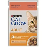 Purina Cat Chow Katzenfutter Mit Rindfleisch Und Aubergine 85g 26 Einheiten - Multicolor - One Size