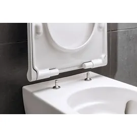 Geberit Acanto Wand-WC mit WC-Sitz Weiß