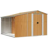 vidaXL Gerätehaus 2,79 x 2,79 m Braun