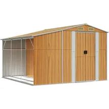vidaXL Gerätehaus 2,79 x 2,79 m Braun