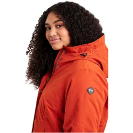 STOY Damen, Funktionsjacke mit Kapuze - Große Größen STW 4 WMN JCKT, rostrot, 50, 41913-000
