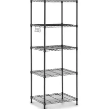 Royal Catering Steckregal Metall 55 x 45 x 150 cm schwarz