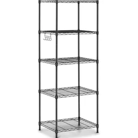 Royal Catering Steckregal Metall 55 x 45 x 150 cm schwarz