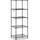 Royal Catering Steckregal Metall 55 x 45 x 150 cm schwarz