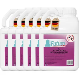 Futum 6x5L Bettwanzen- / Flohspray 30 l Spray