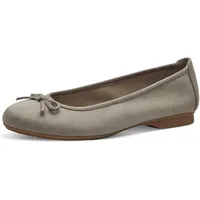 Jana Damen Ballerinas Elegant Vegan, Grau (Stone), 38 EU