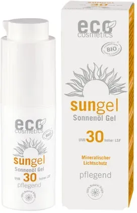 Eco cosmetics ECO Sonnenöl-Gel LSF 30 wasserfest hoher Lichtschutz Bio 30ml