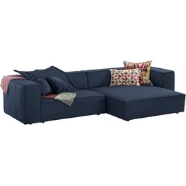 W.Schillig Sofakissen around-the-block 68 x 68 cm Blau
