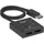 Club 3D DisplayPort 2-in-1 Bi-Direktional Switch 8K Schwarz