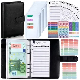 ANYUKE Budget Planner A6 Binder Geldumschläge