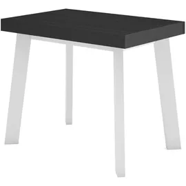 SKRAUT HOME Ausziehtisch 222 x 73 x 90 cm schwarz