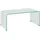 Homcom Couchtisch Transparent Glas 80 x 45 x 35 cm