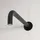 rivea Dia Design-Kopfbrause rund schwarz matt (BR2060MB)