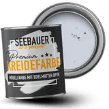 SEEBAUER diy Kreidefarbe für Möbel Violett 750ml für Innen (No. 911 Magic Lavender) Möbelfarbe ohne Schleifen - Holzfarbe extra matt - Holzlack, Möbellack hohe Deckkraft