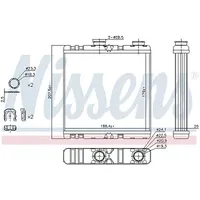 Nissens Wärmetauscher, Innenraumheizung 73342