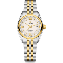 Titoni Damen Airmaster 23909 SY-342 - silber,-,Gelbgold - 27mm