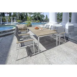 Zebra Technologies Naxos Gartentisch 180 x 100 x 74 cm natur