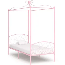 vidaXL Himmelbett 100 x 200 cm Rosa