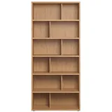 miliboo Bücherregal 60 x 30 x 180 cm Eiche