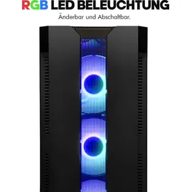 dcl24.de dcl24 AMD Gaming PC Ryzen 7 5800X, AMD Radeon RX7700XT 12GB - 1000GB SSD, 32GB DDR4, Gamer PC mit 8x4.7 GHz, WLAN, Gamer Computer, Windows 11 Pro